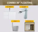 Combo 30 inches floating