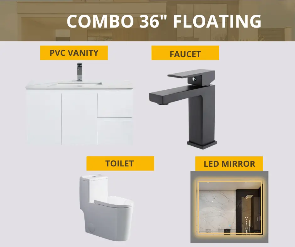 Combo 36 pulgadas flotante