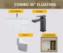 Combo 36 pulgadas flotante