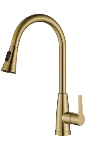 Extendable kitchen sink faucet