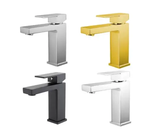 Grifo de lavamanos (llave, pila, pluma) F99 con drenaje