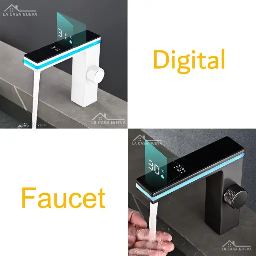 Grifo digital para el baño
